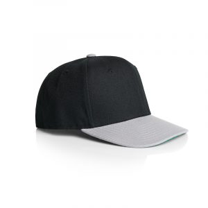 1102_CLIP_SNAPBACK_CAP_BLACK_LIGHT_GREY