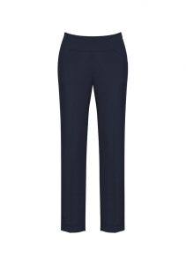 Womens Bandless Slim Leg Pant Navy 26