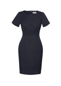 Womens Short Sleeve Dress Navy 22