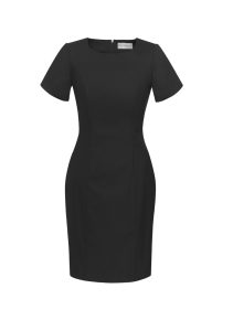 Womens Short Sleeve Dress Black 22