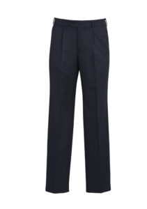 Mens One Pleat Pant Regular Navy 112