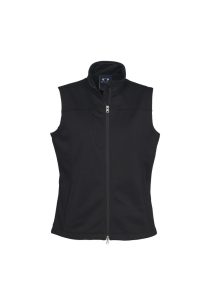 Ladies Soft Shell Vest Black 2XL
