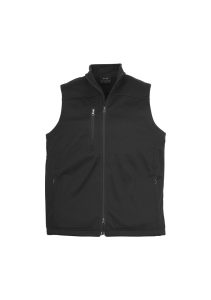 Mens Soft Shell Vest Black 5XL