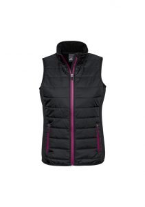 Ladies Stealth Tech Vest Black/Magenta 2XL