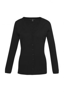 Ladies Milano Cardigan Black XS