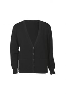 Ladies Woolmix Cardigan Black 2XL