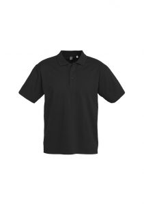 Mens Ice Polo Black S