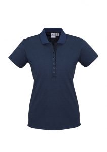 Ladies Shadow Polo Carbon Blue 8