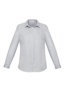 Womens Charlie L/S Shirt Silver Chambray 22