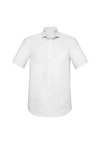 Mens Charlie Classic Fit S/S Shirt White 5XL