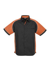 Mens Nitro Shirt Black/Orange/White 5XL