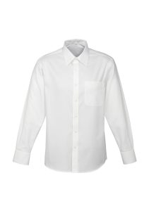 Mens Luxe Long Sleeve Shirt White 3XL