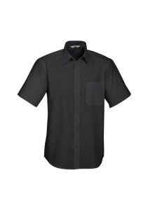 Mens Base Short Sleeve Shirt Black XL