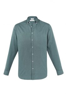 Mens Memphis Shirt Jasper Green XS