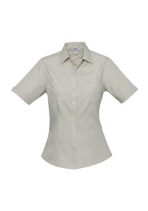 Ladies Bondi Short Sleeve Shirt Sand 12