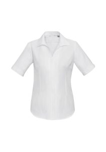 Ladies Preston Short Sleeve Shirt White 6