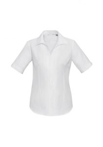 Ladies Preston Short Sleeve Shirt White 6