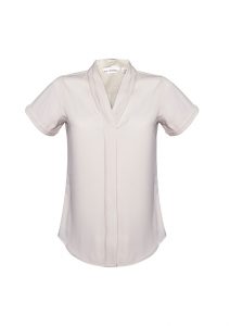 Ladies Madison Short Sleeve Ivory 26