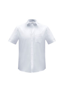 Mens Euro Short Sleeve Shirt White 5XL