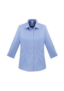 Ladies Regent ¾/S Shirt Blue 10