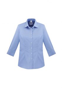 Ladies Regent ¾/S Shirt Blue 10