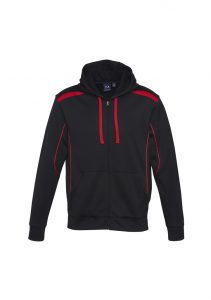 Mens United Hoodie Black/Red 5XL