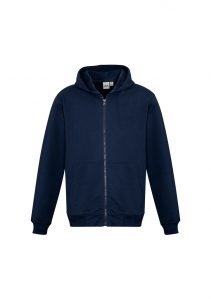 Kids Crew Zip Hoodie Navy 14