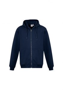 Mens Crew Zip Hoodie Navy M