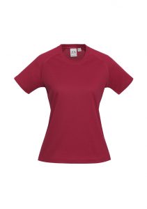 Ladies Sprint Tee Red 24