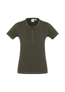 Ladies Vintage Tee Olive 20