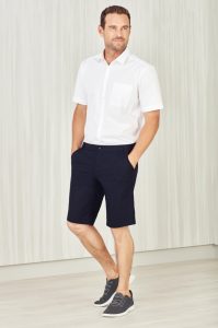 Mens Comfort Waist Cargo Short Navy 102R