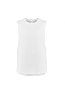 Mens Streetworx Sleeveless Tee White XS