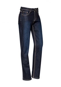 Womens Stretch Denim Work Jeans Blue Denim 10