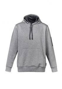 Unisex Multi-pocket Hoodie Grey Marle XXS