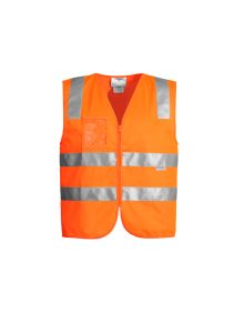 Unisex Hi Vis Full Zip Vest Orange 2XL