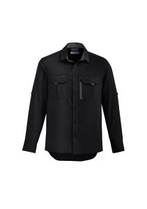Mens Outdoor L/S Shirt Black 7XL