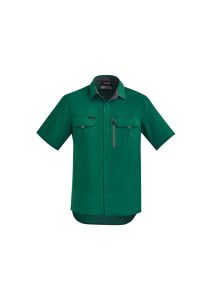 Mens Outdoor S/S Shirt Green XL